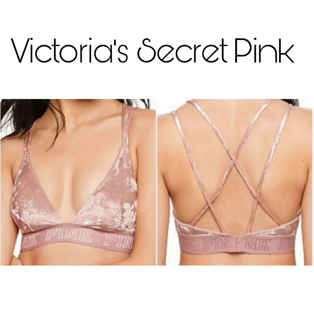 Victoria's Secret Pink Velvet Bra